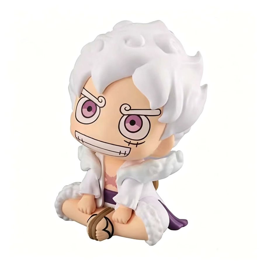 Bandai One Piece Monkey D. Luffy im Gear 5 Q-Version Actionfigur, Kunststoff - Bild 3