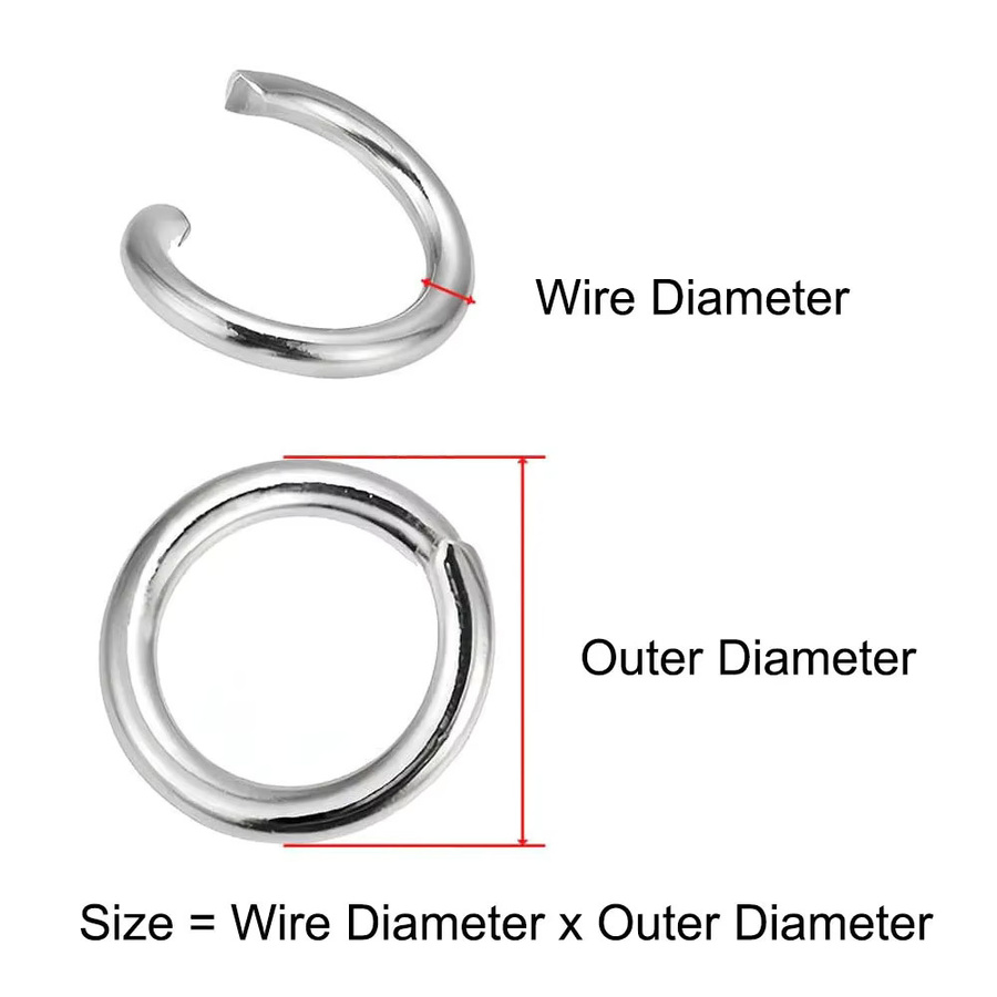 V-REX Biegeringe Edelstahl, 3–12 mm, Unisex - Bild 2
