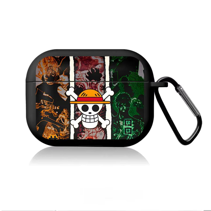 ONE PIECE D. Luffy Classic Character Schutzhülle für AirPods Pro 1 2 3 und AirPods 4, Multicolor - Bild 2
