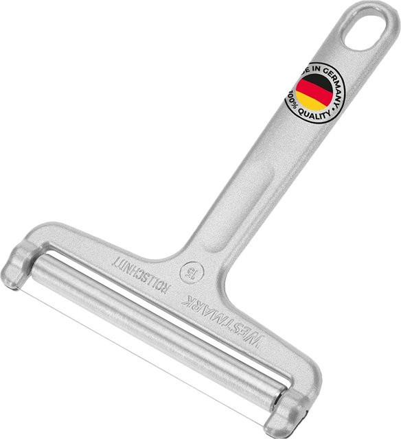 Westmark Käseschneider Rollschnitt aus Edelstahl und Aluminium in Silber mit einstellbarer Dicke - Bild 1