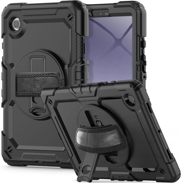 Tech-Protect Solid360 Schutzhülle für Samsung Galaxy Tab A11 und Tab A9 in Schwarz - Bild 1