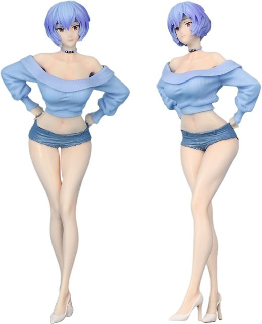 Bandai Ayanami Rei Asuka Langley, Actionfiguren, PVC-Modell, 19cm - Bild 1