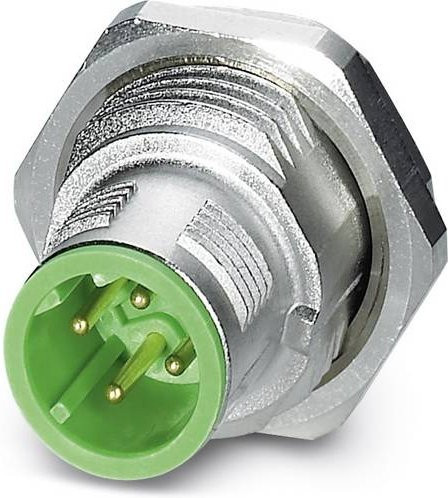 Phoenix Contact 1456556 Sensor-Aktor-Einbausteckverbinder M12 Stecker, 4-polig, grün, Schraubanschluss, 20 Stück - Bild 1