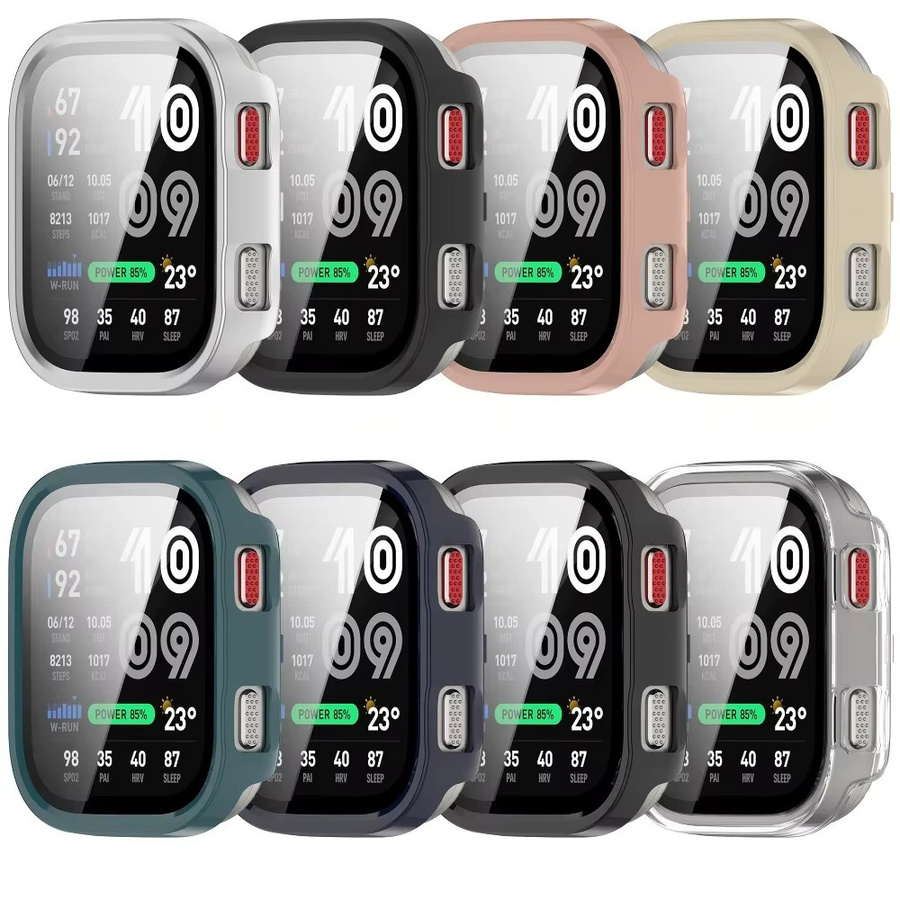 SAMUTAX Displayschutzfolie und Hülle für Amazfit Bip Max, Schwarz, Unisex - Bild 2