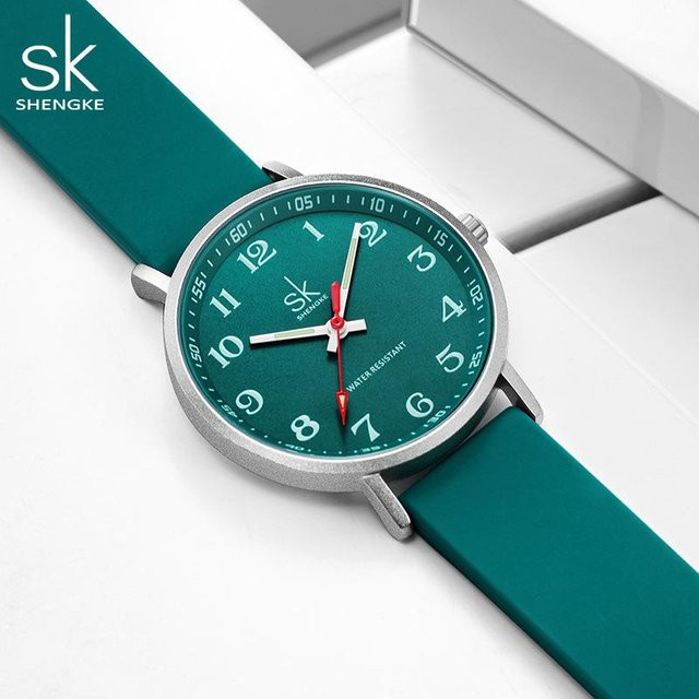 Global Finds Armbanduhr Quarz, Silikon, Weiß, Damen, 34 mm - Bild 1