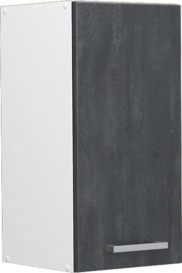 Vicco Hängeschrank R-Line Küchenschrank Schwarz Beton Weiß B/T/H: 30 x 30 x 30 cm - Bild 1