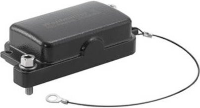 Weidmüller Steckverbindergehäuse HDC IP68 06B COVER in Schwarz - Bild 1