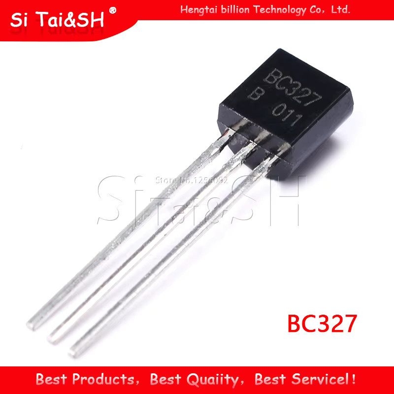 100 Stück BC327-40 Triodentransistor im TO-92 Gehäuse von Si Tai&SH in Schwarz - Bild 2