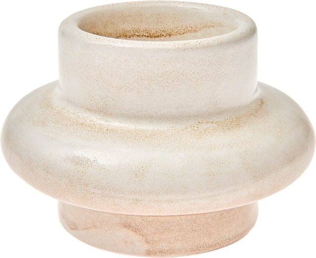 Rico Design Porzellan Kerzenhalter Beige für Teelichter und Kerzen Ø 5 cm - Bild 1