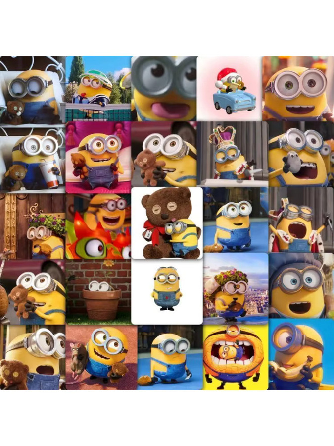 Minions Dave Bob Tim Aufkleber, multicolor - Bild 7