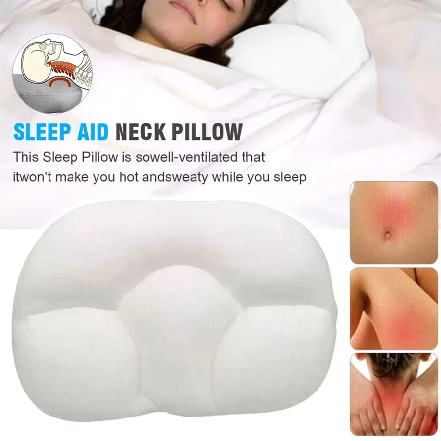 Orthopädisches Nackenkissen von WEPIZAZZ in Case-Gray aus Memory-Schaum mit Mikrokugeln in Schmetterlingsform - Bild 2