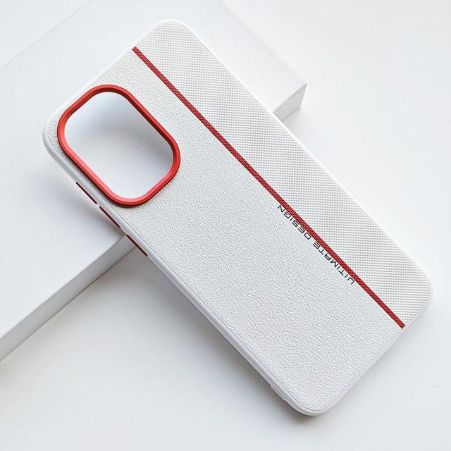 OnePlus Ace 6, Ace 6T und 15R Schutzhülle aus glattem PU-Leder in Farb-Spleißung, ultradünne Mode-Hülle - Bild 1