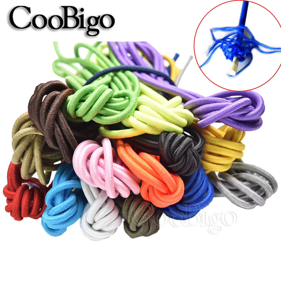 Elastisches Bungee Shock Cord Gummiseil als Schnürsenkel und Nähzubehör, 5 Meter Länge, Farben: Blau und Mehrfarbig, Durchmesser: 1 mm, 2 mm oder 3 mm - Bild 4