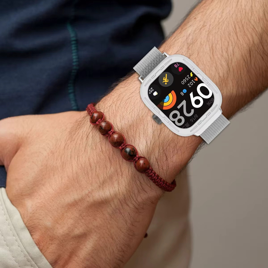 OAKCHARM Uhrenzubehör, Silikonband und Hülle, Redmi Watch 4/5, Purple - Bild 6