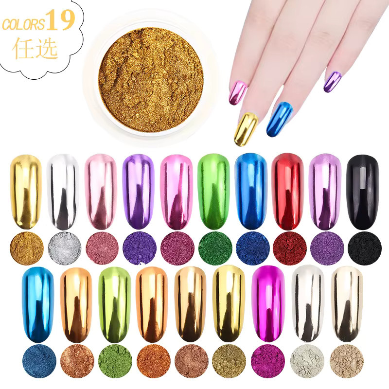 MAFANAILS Nail Art Magic Mirror Powder, Metallic, Unisex - Bild 2