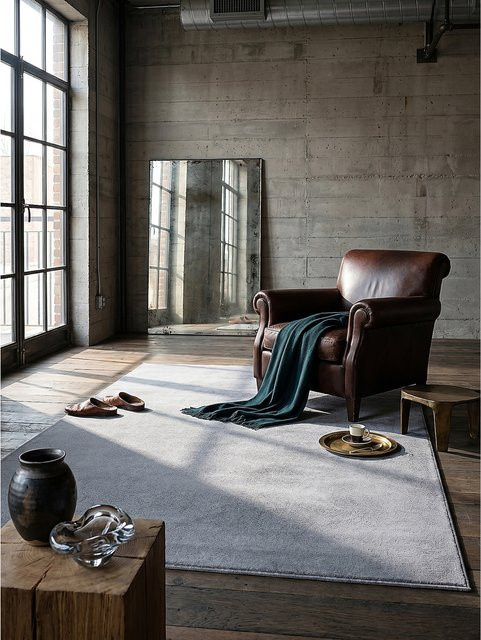 Kadima Design Kurzflor Teppich DOUBS in Grau, B/T: 160 x 220 cm - Bild 1