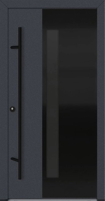 FM Türen Innenbeschläge Set AS68 Modell 66 Anthrazit Links B: 100 cm, H: 210 cm - Bild 1