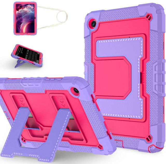 Stoßfeste Tablet-Hülle für Samsung Galaxy Tab A11 Plus, A9 und A9 8,7 Zoll in Pink - Bild 1
