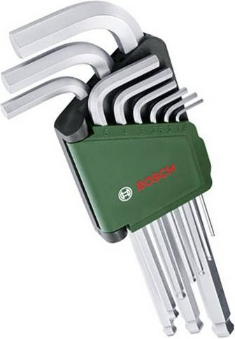 Bosch Innensechskant Satz aus Edelstahl, 9-teilig, grün-schwarz - Bild 1