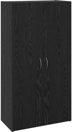 vidaXL Büroschrank Artisan-Eiche in Braun und Schwarz aus Holzwerkstoff, B: 60 cm, T: 32 cm, H: 115 cm