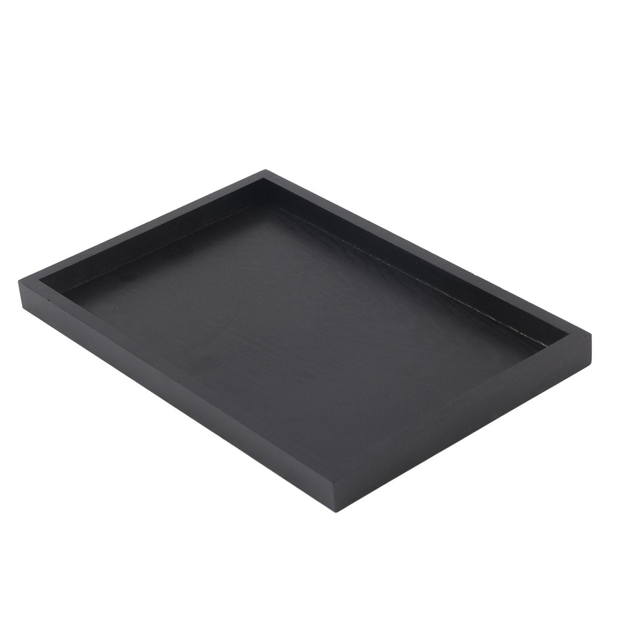 Rechteckiges Serviertablett aus Massivholz von KONNWEI für Tee, Kaffee und Snacks, B/T/H: 30 x 20 x 2 cm - Bild 3