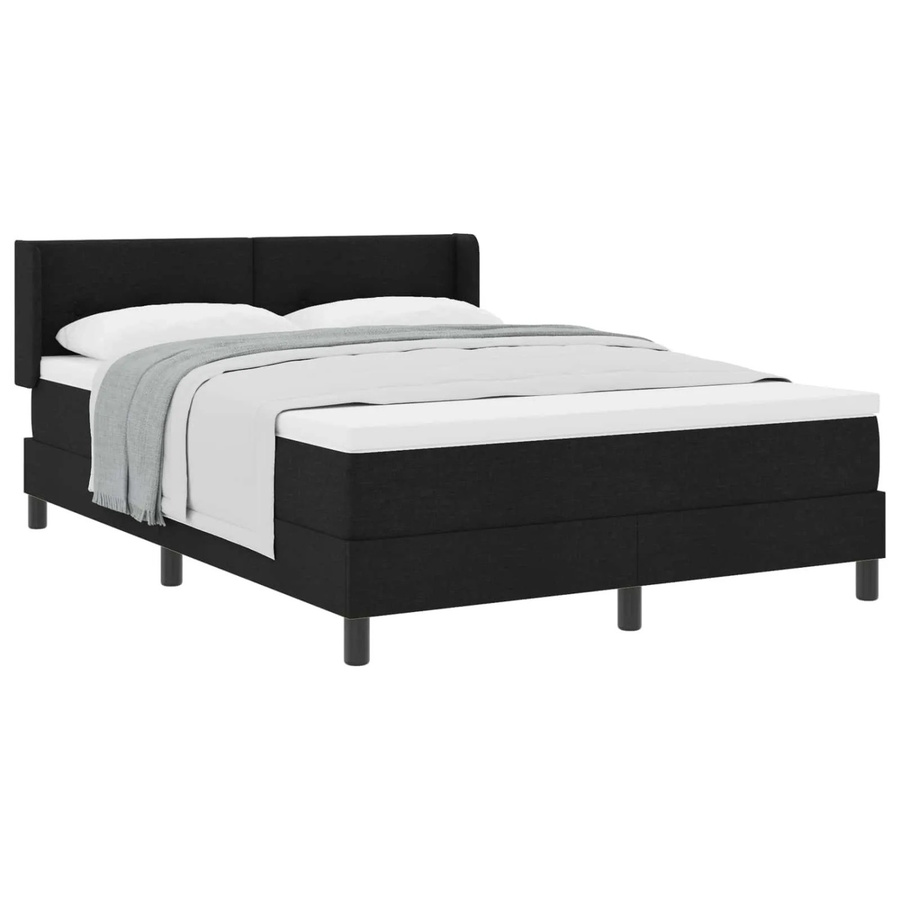 vidaXL Boxspringbett mit Matratze Schwarz B/T/H: 160 x 200 x 28 cm - Bild 2