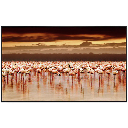 papermoon EcoHeat Infrarotheizung Afrikanische Flamingos mit Matt-Effekt in Bunt, App-Steuerung und Überhitzungsschutz - Bild 2