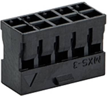 Molex Buchsengehäuse-Kabel Schwarz, 10 Polzahl, Rastermaß: 2mm - Bild 1