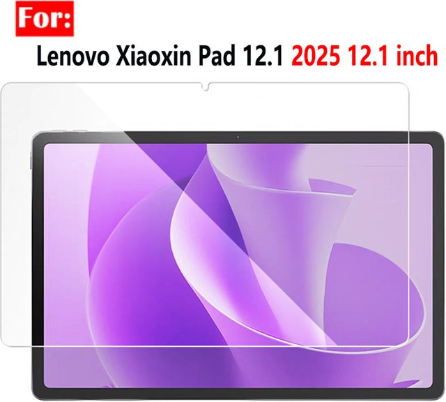 2er-Set Gehärtetes Glas Display Schutzfolie für Lenovo Xiaoxin Pad 12,1 Zoll 2025, Transparent, 9H HD Anti-Scratch Screen Protector für TB365FC - Bild 1