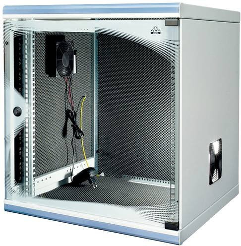Apranet Netzwerkschrank 19 Zoll, 12 HE, Grau - Bild 1
