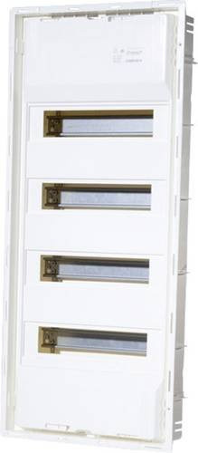 F-Tronic Verteilerschrank HWV48+8ST für Hohlwand, Weiß, 56 Teilungen und 4 Reihen - Bild 1