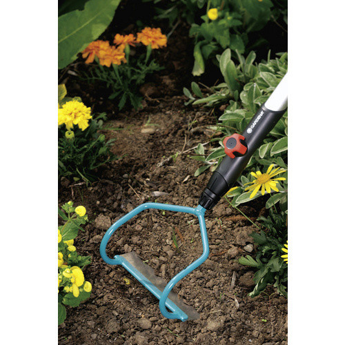 Gardena Combisystem Bügelzughacke aus Edelstahl in Türkis, Breite: 16 cm, Tiefe: 24 cm - Bild 2