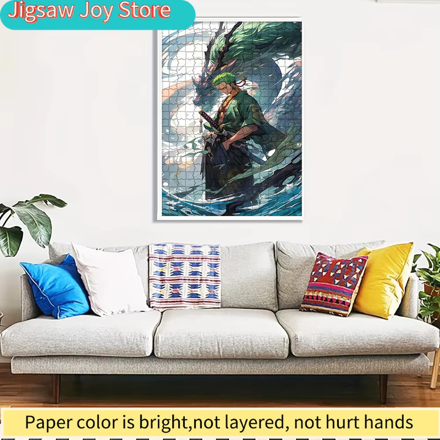 KAYOU One Piece Roronoa Zoro Green Dragon Water Scene Papierpuzzle - Bild 4