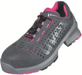Uvex Halbschuhe Ladies S1 grau pink Größe 37 Weite 11 - Bild 1