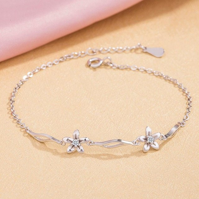Armband 925 Silber, Zirkonia, Damen - Bild 1