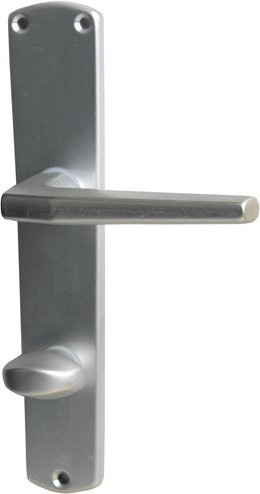 ALPERTEC Langschild-Garnitur Phil aus Aluminium in Silber - Bild 1