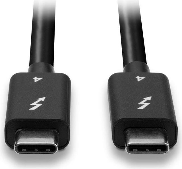 Lindy USB-C auf USB-C Kabel, USB4 und Thunderbolt 4 kompatibel, 100 W Stromversorgung, 8K Unterstützung, Schwarz, Länge: 1 m - Bild 2