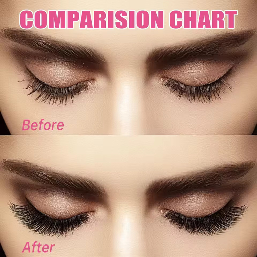 JUJU Dream DIY-Wimpernverlängerungsset, Wimperncluster, Bindung und Siegelkleber, Pinzette und Applikatorbürste - Bild 3
