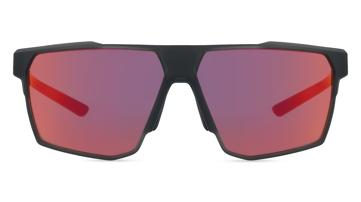 Nike IQ7268X Sonnenbrille Vollrand, Eckig, Kunststoff, grau, multicolor - Bild 1