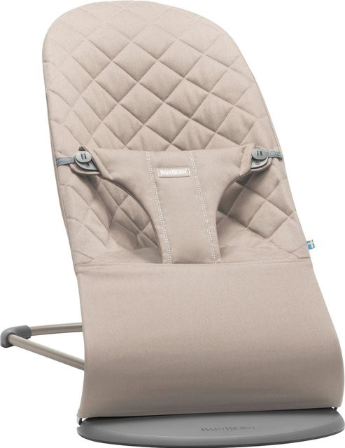 Babybjörn Bundle Babywippe Bliss gewebt mit Spielbogen in Grau - Bild 1