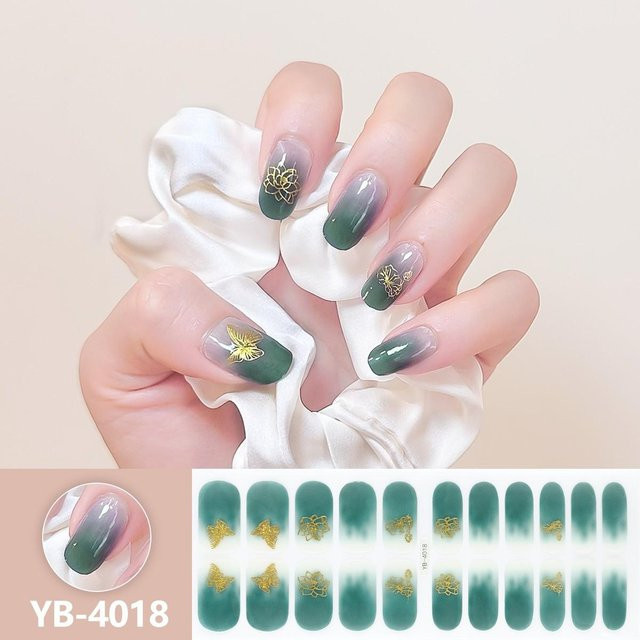 Rd lala UV-Halbgehärtete Gel-Nagelfolien Aufkleber, Unisex - Bild 1