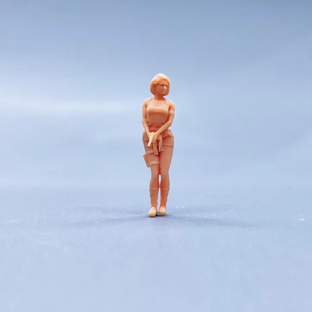 EHCMODEL Figuren Maßstab Modell Harz, gegen die Wand jill biochemische Krise, ungefärbte Miniaturen Diorama, hand bemalt - Bild 1
