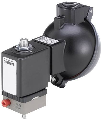 Bürkert Hubankerventil 126393 6014 Direktwirkend in Schwarz mit Flansch, G 1/8 Nennweite und 230V - Bild 1