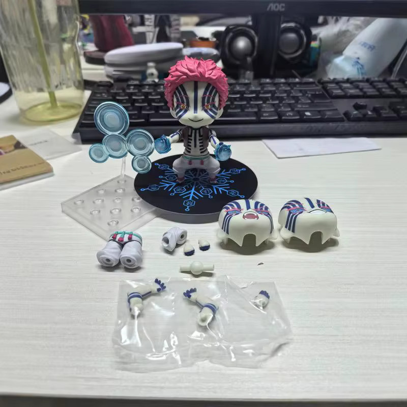 Bandai Demon Slayer Nendoroid 2112 Akaza Q Version 3, Actionfiguren - Bild 4