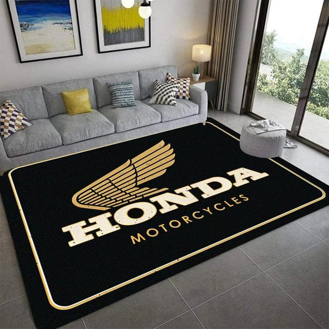 Karpetti Teppich mit abstraktem Design in Schwarz, rutschfest und aus Polyester, B/T: 80 x 120 cm - Bild 1