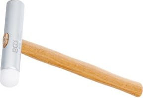 BGS Aluminium-Kunststoffhammer mit extra langem Kopf, Ø 30 mm, 300 g - Bild 1