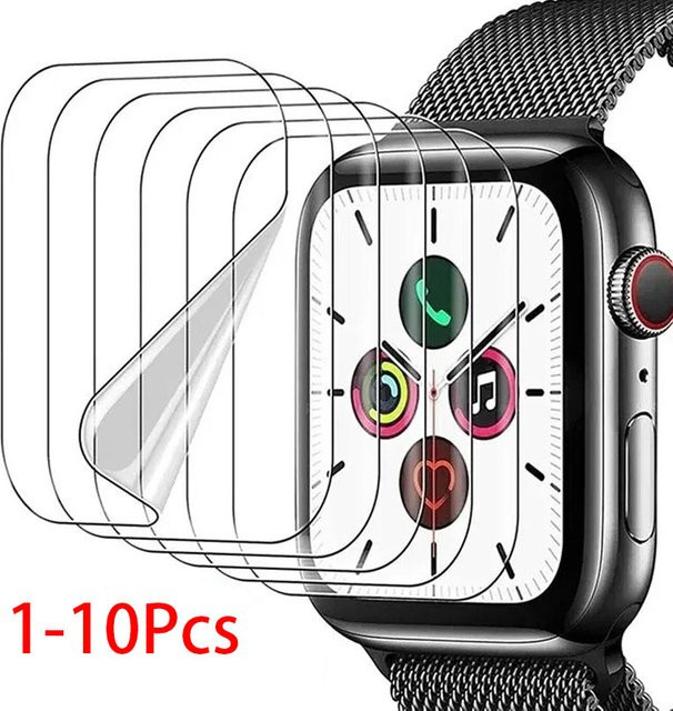 CHIICSMART Hydrogel-Displayschutzfolie für Apple Watch, transparent, Unisex - Bild 1