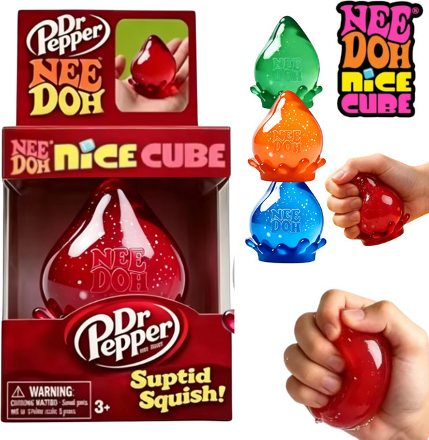 Schylling Nee Doh Maltose, tropfenförmiges Quetschspielzeug, weiches sensorisches Fidget-Spielzeug - Bild 1