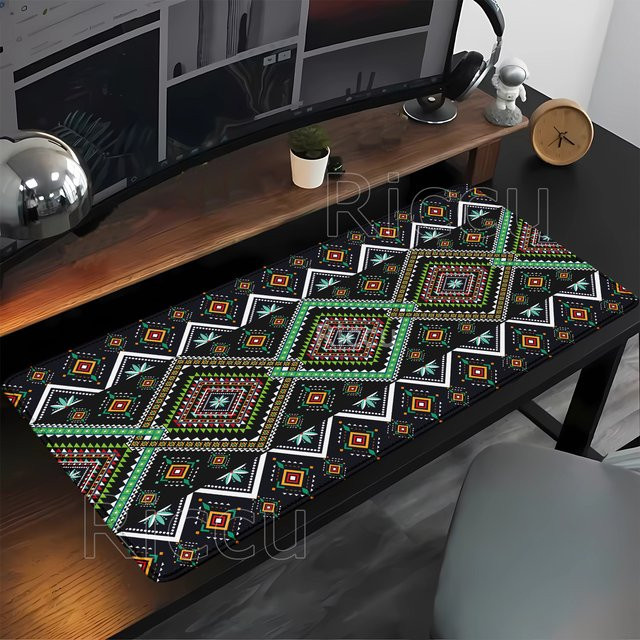 Eenehana Mauspad mit persischem Retro-Muster in Multicolour für PC und Gaming - Bild 1