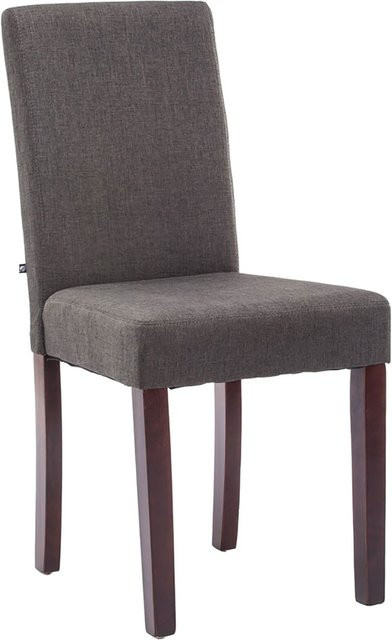 CLP Esszimmerstuhl Ina Polsterstuhl mit Holzgestell und Stoffbezug in modernem Design, Sitzhöhe: 47 cm - Bild 1